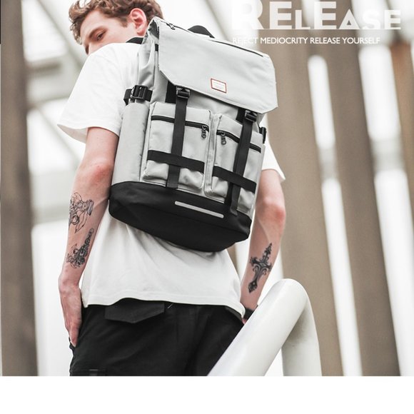 Men Travel Backpack 40L Large Capacity Teenager